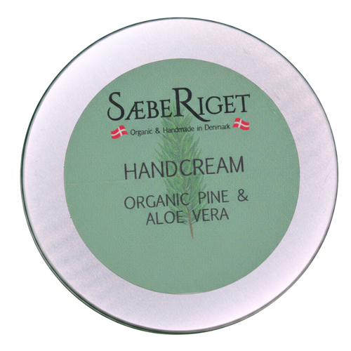 SæbeRiget - Økologisk Håndcreme - Fyrrenåle og Aloe vera