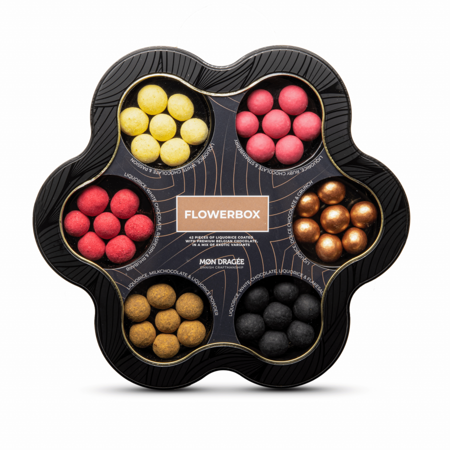 FLOWERBOX - EXOTIC VARIANTS OF LIQUORICE - 265 G