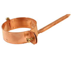 110mm Hængselstift til mur Kobber 30x2