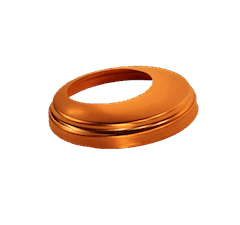 Brøndkrave for PVC-rør Ø76mm Kobber