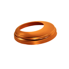 Brøndkrave for PVC-rør Ø76mm Kobber