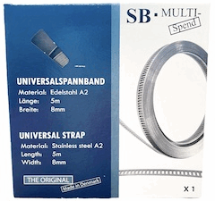 SB Multi-Spend 5mtr. rustfrit bånd i box