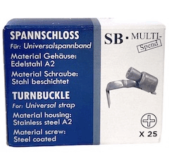 SB Multi-Spend 25 stk rustfri låse m/Geomat belagt skrue