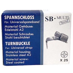 SB Multi-Spend 25 stk rustfri låse m/Geomat belagt skrue
