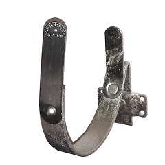 12" 1/2-rund konsoljern skrå stern - ombuk  VM/RZ Galv. 25x5