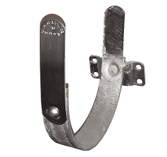12" 1/2-rund konsoljern skrå stern - svejst  VM/RZ Galv. 25x5