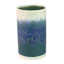 Mellem vase havblå