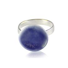 Stor lavendelblå fingerring
