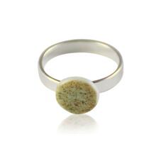 Lille salviegrøn fingerring