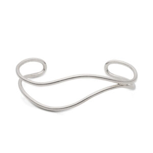 INEL Ocean Waves bracelet, silver, M/L