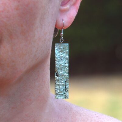 Rectangle Bark - Silver - Billede 2