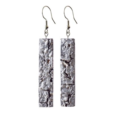 Rectangle Bark - Silver - Billede 3