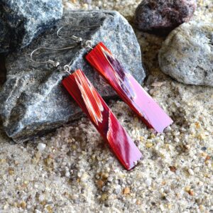 Rectangle Stribes - Red