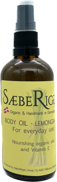 Økologisk kropsolie Lemongrass - 100ml