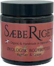 Økologisk Bodybutter med grape & ingefær - 120ml