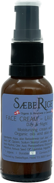 Ansigtscreme Lavender - 30ml