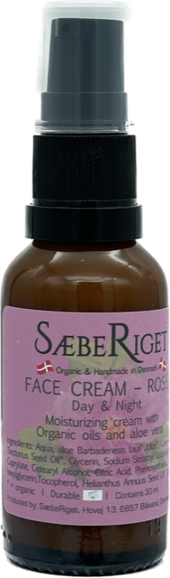 Ansigtscreme Rose - 30ml