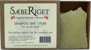Økologisk fast shampoo bar pure  - 100 gram