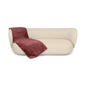 Minkplaid | Bagside af kashmir | Old Rose | 62x158 cm