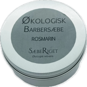 Økologisk fast barbersæbe rosmarin - 100 gram