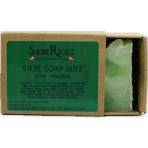 Økologisk fast håndsæbe bar fyrrenåle - 25 gram
