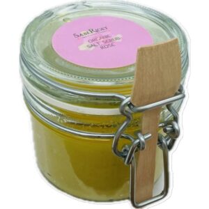 Økologisk Salt scrub med rose - 250 gram