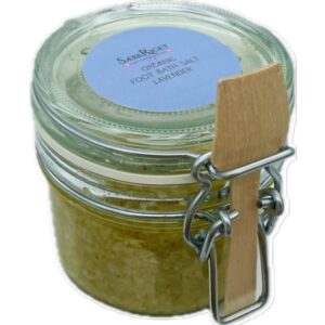 Økologisk Fodbadesalt med lavendel - 250 gram