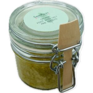 Økologisk Fodbadesalt med fyrrenåleolie - 250 gram