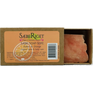 Økologisk fast håndsæbe bar Vejers rav  - 50 gram