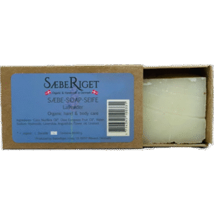 Økologisk fast håndsæbe bar lavendel - 50 gram