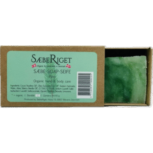 Økologisk fast håndsæbe bar fyrrenåle - 50 gram