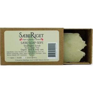 Økologisk Skallingen skrub sæbe med sand og fyrrenåle - 50 gram