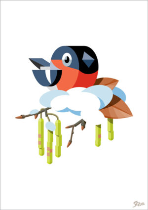 Januar Dompap - Iso (plakat og kort)