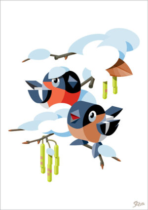 Januar Dompap Multi - Iso (plakat og kort)