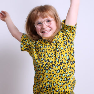 Adian Kortærmet Oversize Tee - Leo Run