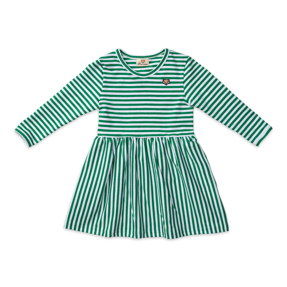 Laura Langærmet Kjole - Stripes - Billede 5