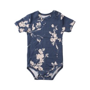 Chriss Kortærmet Body - Abstract Flowers