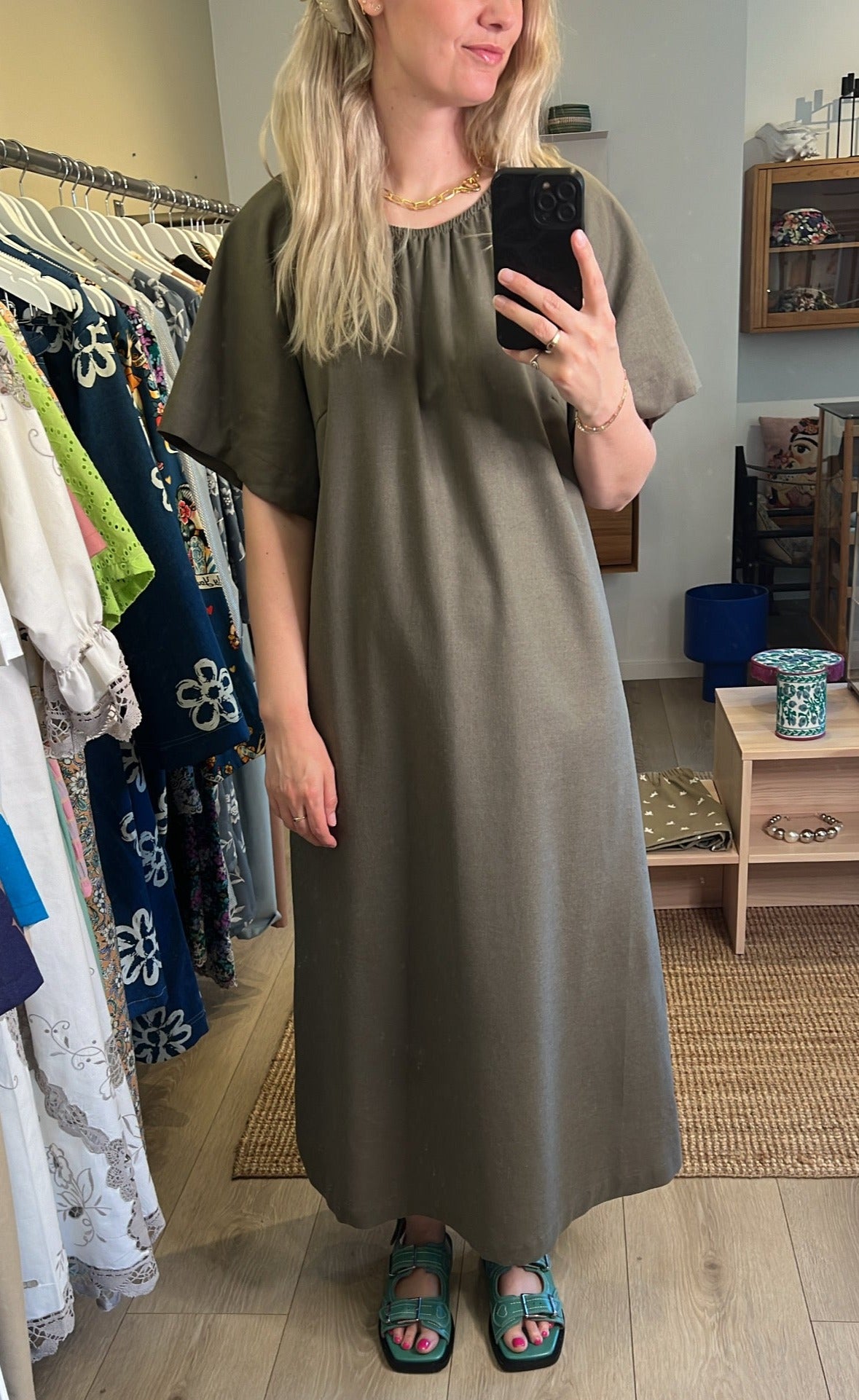 Alice A-Kjole - Recycled Linen - Billede 2