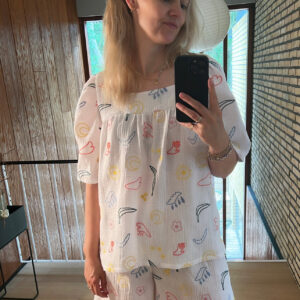 Carla Bluse - Happy Embroidery