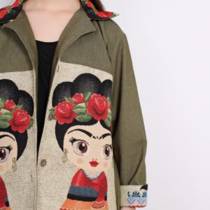 Frida Jakke - Olive Roses