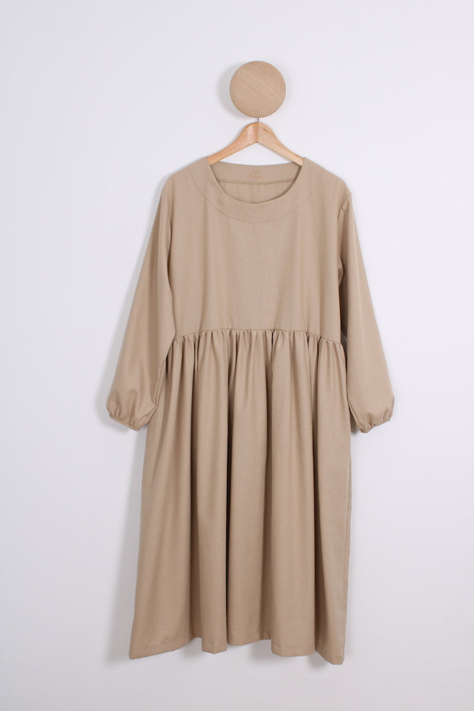 Beth Langærmet Kjole - Recycled Linen - Billede 3