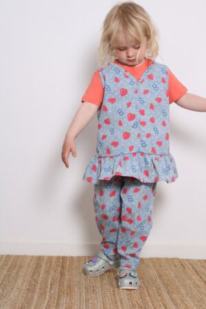 Rosa buks - Strawberry Denim look