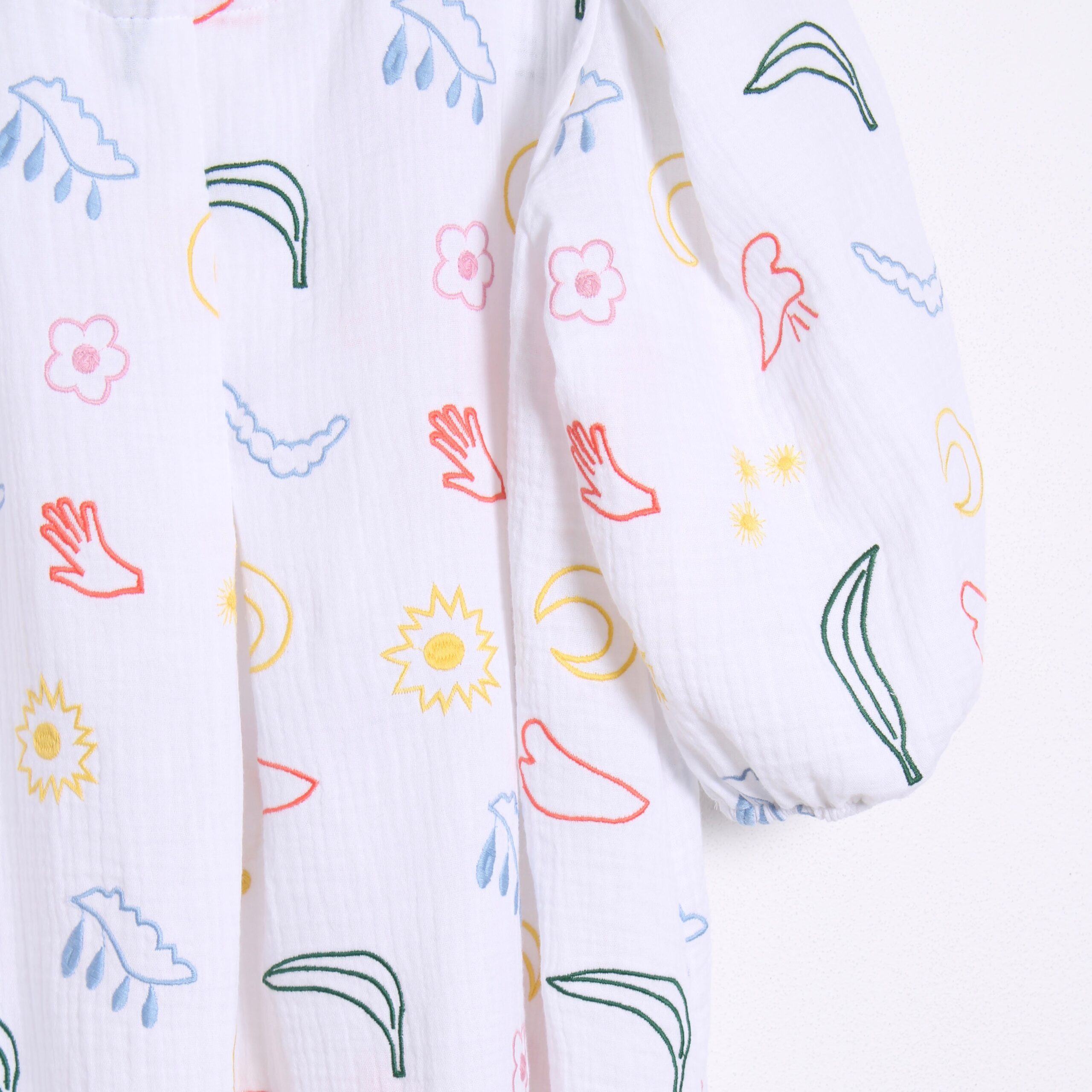 Muslin Kjole - Happy Embroidery - Billede 3