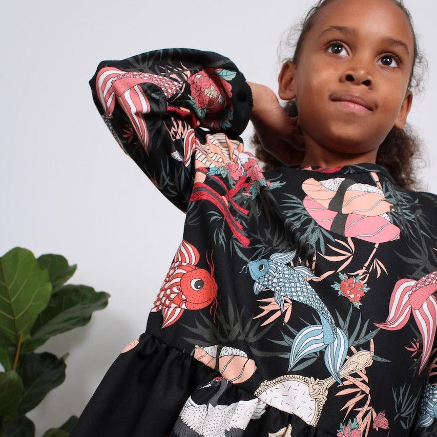 Mio Langærmet Kjole - Lost in Tokyo - Billede 3