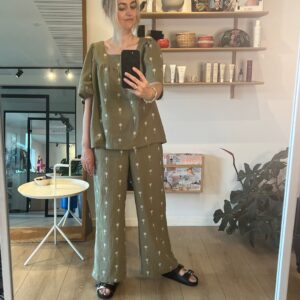 Viddebukser - Embroidery Palm Tree