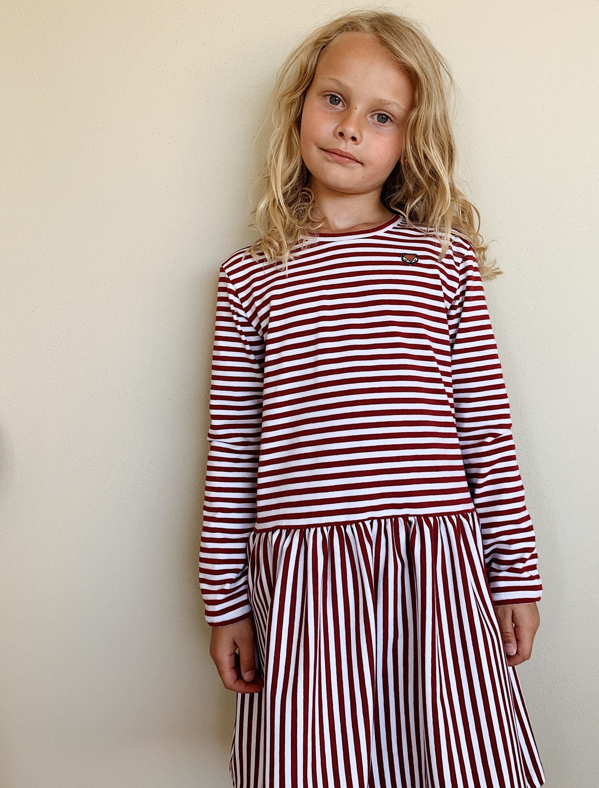 Laura Langærmet Kjole - Stripes - Billede 9