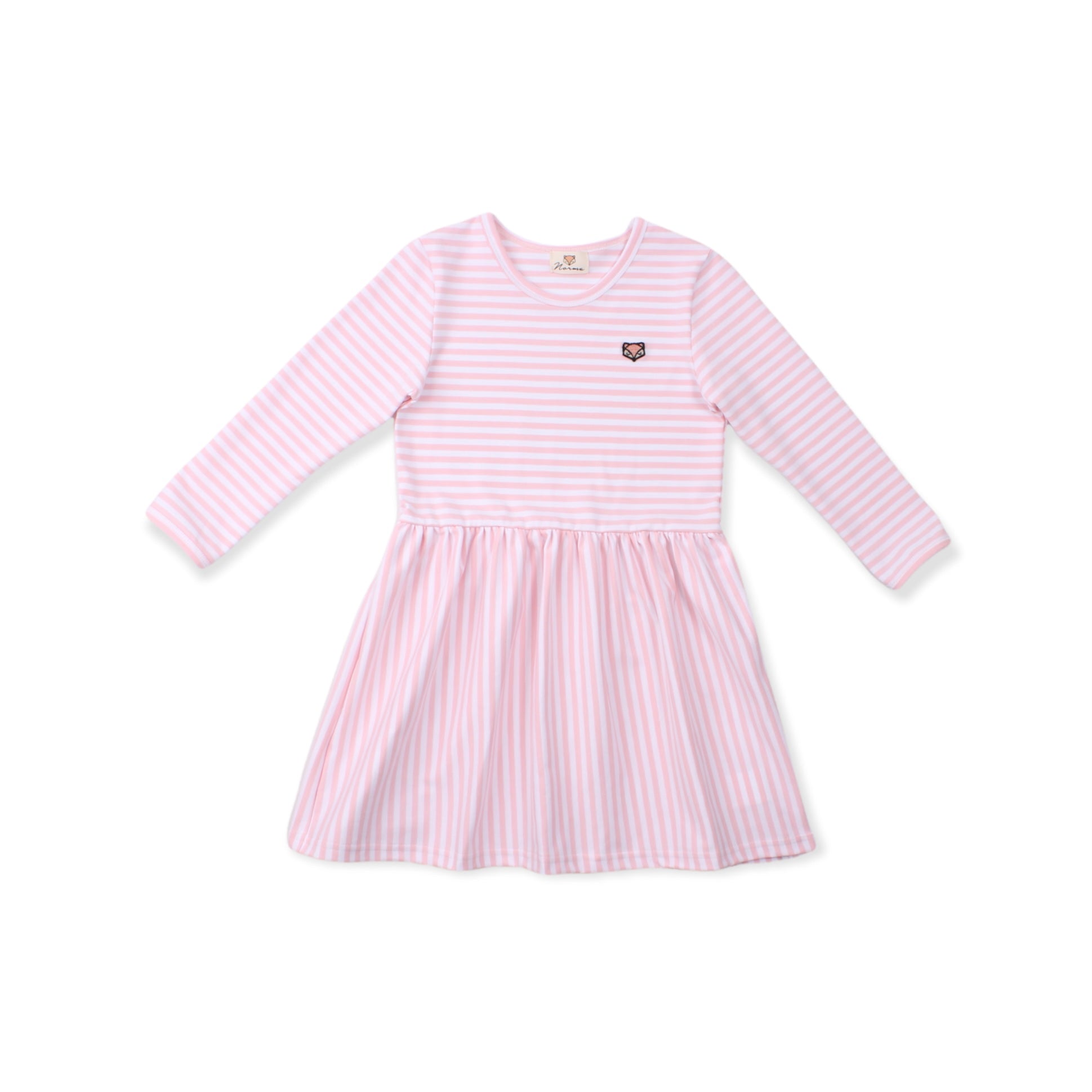 Laura Langærmet Kjole - Stripes - Billede 4