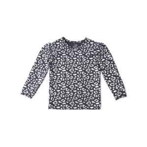 Lærke bluse - Silver Sparkling Leo