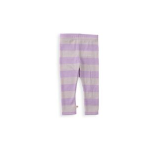 Elvin merinowool Leggings - Lilac Stripes
