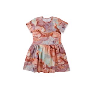 Laura Kortærmet Kjole - New Unicorn